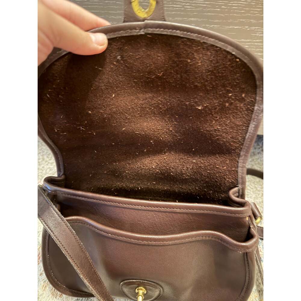 Coach vintage prairie dark brown crossbody 1996 - Picture 5 of 8